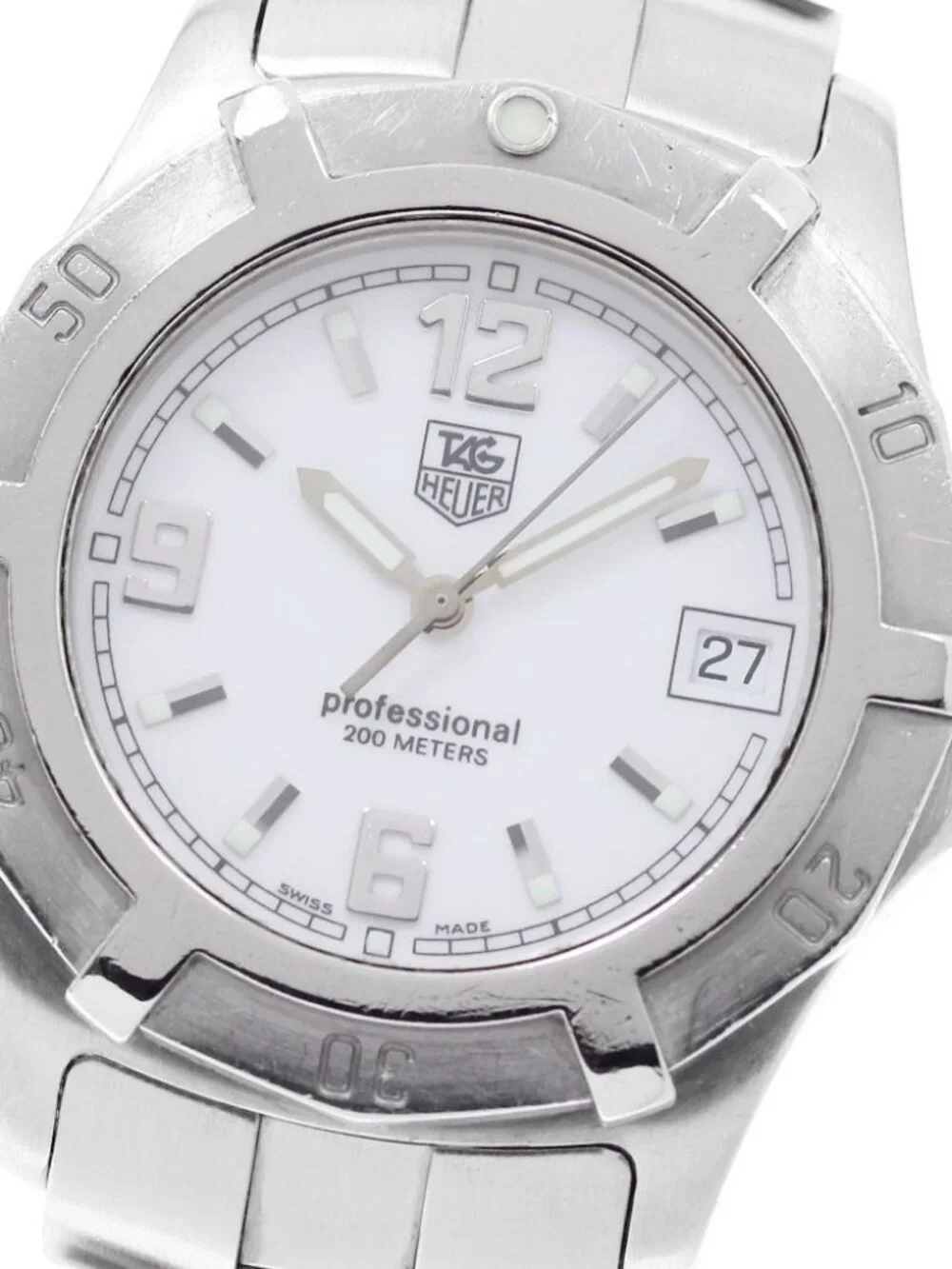 TAG HEUER 2000 Exclusive WN1111 Date white Dial Quartz Men's Watch_945292